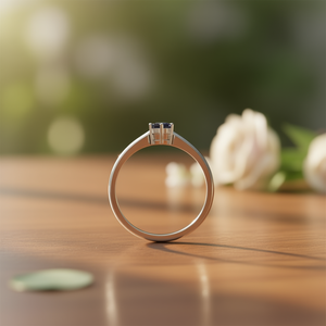 Moissanite Marquise <b>Solitaire</b> <b>Ring</b> 925 Sterling <b>Silver</b> Women's Engagement Classic Prong Setting Unique Jewelry Banolt Gems - Product Image 3