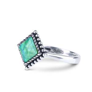 Jeulia Fairy Princess <b>Opal</b> Gemstone <b>Ring</b>-<b>Gold</b> & Rhodium Plated Fashion Jewelry - Product Image 3
