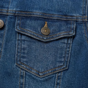 Veste en jean personnalisée pour femme, broderie intégrale, respirante, motif uni, saison automne, mode élégante, manteau de haute qualité - Product Image 5