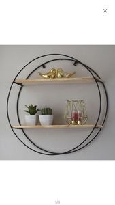 Étagères murales durables en métal solide Design unique Tenture murale portable pour la décoration de la maison pour les bijoux Salle de bain Cuisine Armoire - Product Image 3