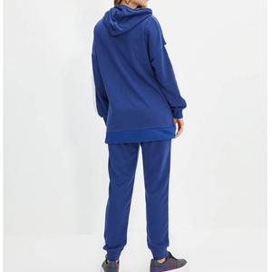 OEM personnalisé femmes automne hiver costume 2 pièces survêtement femmes à manches longues survêtement ensemble à capuche sport costumes femmes survêtement - Product Image 2