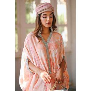 Vestido de Chifón Estilo Kaftan, Transpirable y Elegante - Product Image 2