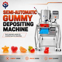 Machine de dépose de bonbons semi-automatique en acier inoxydable TG |   pour la R&D en laboratoire et la production en petites séries