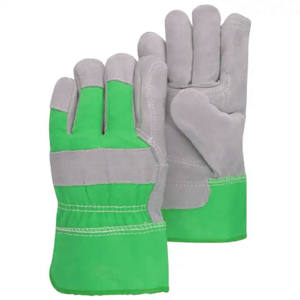 Gréeur canadien Gants en cuir de vachette renforcé Gants de travail en coton lourd de sécurité industrielle avec fonction antistatique - Product Image 2