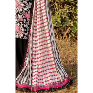 Traje de 3 Piezas para Mujer con Estampado y Borde Bordado CL-52608 - Product Image 6