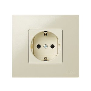 Presa bipolare con terminali a vite TTL avorio 250V 16A (Simon 27-47262) - Product Image 2
