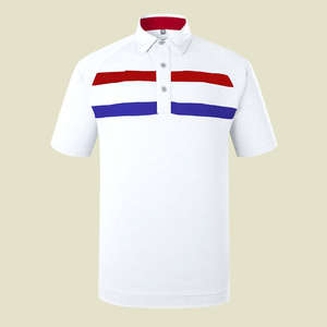 Vente en gros de polos pour hommes en coton et polyester polo personnalisé brodé t-shirt personnalisation évacuation de l'humidité dernier cri - Product Image 3