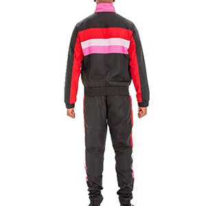 Ensemble de survêtement sportif élégant en deux pièces pour l'hiver, imprimé, coupe-vent, léger, en polyester, veste coupe-vent, pantalon de jogging, OEM privé - Product Image 6