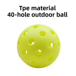 ลูกบอลพิคเกิลบอลพลาสติก PE แบบพกพาได้สำหรับกลางแจ้ง X-40เกรดสูงสำหรับการฝึกซ้อมคุณภาพสูง - Product Image 5