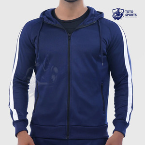 Ensemble de survêtement pour homme, coupe ajustée, léger, respirant, confortable, idéal pour toutes les saisons, veste et pantalon personnalisés, meilleur fournisseur. - Product Image 3