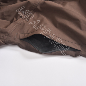Men Waterproof Cargo Snow <b>Pants</b> With Zip Pockets Gore Tex Material Brown Wide Leg Style - Product Image 5