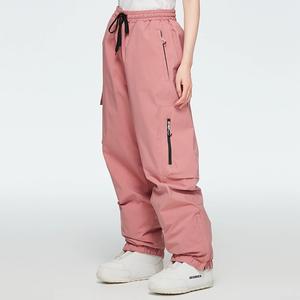 Fabricación al por mayor Pantalones de nieve Baggy Windbreaker Impermeable Unisex Ropa de esquí Hip Hop Pantalones de nieve de esquí holgados - Product Image 3