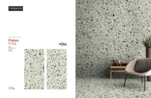 FLOCONS PISTA TERRAZZO SCULPTURE CARREAUX EN PORCELAINE - Product Image 2