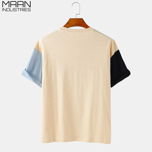 เสื้อยืดผ้าฝ้าย100% สำหรับผู้ชายเสื้อยืดคอกลมระบายอากาศได้ดีดีไซน์ล่าสุด - Product Image 2