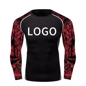 GAF Custom Chemise de compression à manches longues personnalisée pour hommes Vêtements de fitness à séchage rapide 2024 Mma Rash Guards - Product Image 4