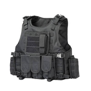 Gilet de survie multifonctionnel en polyester Cordura 600D, gilet d'entraînement avec bretelles rembourrées, équipement de défense personnelle - Product Image 3
