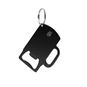Apribottiglie Portachiavi Sostenibile Berman, Gadget Promozionale Ecologico con Moschettone - Product Image 5