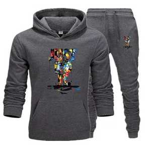 Trendy Black Color Winter Warm Tracksuit With Custom Logo & Tracksuits For unisex Wear in Gym/ - Product Image 5