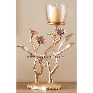 Ensemble de 2 bougeoirs en acier inoxydable, dessus de table, décoration, bougeoirs d'anniversaire, bougeoirs pour Offre Spéciale - Product Image 5