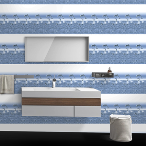 Carreaux muraux émaillés numériques en céramique classique moderne de 200x300mm pour salles de bains Nouveaux carreaux modulaires d'aquarium de poissons pour usage intérieur - Product Image 4