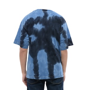 Camiseta Tie Dye 100% Algodón, Diseño Espiral Personalizado, Estilo Urbano Oversize, Unisex, Informal, Verano, Venta al Por Mayor - Product Image 1
