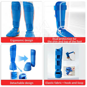 Protector de Espinilla de Boxeo de Tacto Suave y Fácil Ajuste con Diseño Equilibrado y Uso Cómodo - Product Image 5