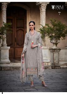 Design imprimé numérique Vêtements de fête pour adultes Kurta Set Muslin and Lace Work collection By Maruti Fashion - Product Image 6