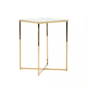 Mesa auxiliar hecha a mano de mármol con forma de rectángulo de aspecto moderno, mesa de centro de Calidad exclusiva, decoración interior - Product Image 5