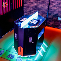 Machine de jeu de fléchettes électronique interactive à monnayeur, colorée, pour aire de jeux intérieure, 2m x 3m, pour 1 à 2 joueurs, garantie 1 an