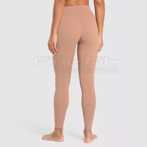 Leggings de Yoga décontractés pour femmes confortable respirant Spandex/Polyester Logo personnalisable de haute qualité dernier Style mi-taille chaud - Product Image 3