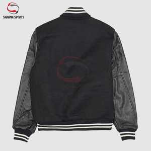 Chaqueta Universitaria Impermeable de Lona y Lana, Personalizable, de Marca Propia, en Varios Colores, a Precio Económico, de Moda y Alta Demanda - Product Image 3