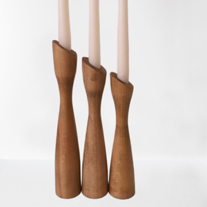 Bougeoir créatif en bois brun Design moderne fait à la main pour la décoration de la maison Prix compétitif Table à manger romantique élégante - Product Image 2