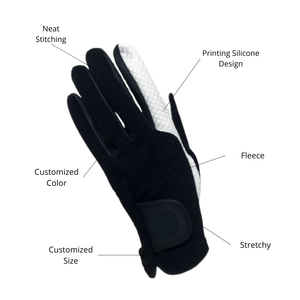 Guantes Deportivos de Invierno Personalizados, Forrados de Felpa, Ajustables, para Ciclismo, con Agarre de Silicona - Product Image 2