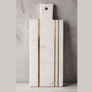 Tabla de cortar de madera Natural fresca con mango de Metal, tabla de quesos para carne y frutas, cubiertos personalizados, artículos para el hogar, verduras/queso - Product Image 4