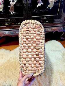 กระเป๋าโท้ทฟางสำหรับผู้หญิง, กระเป๋าสะพายไหล่สไตล์โบฮีเมียนความจุขนาดใหญ่กระเป๋าชายหาดพร้อมซับใน - Product Image 4