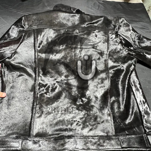 Chaqueta de Cuero Genuino de Piel de Vaca Negra, Chaqueta de Motociclista de Cuero Premium, Ropa de Abrigo de Invierno para Hombre, Cortavientos, Transpirable y Calefactable - Product Image 3