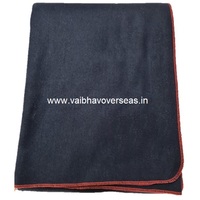 100% couvertures de luxe robustes en laine motif rayé solide couvertures en laine d'hiver tissées à la main de haute qualité fabriquées en Inde pour la maison