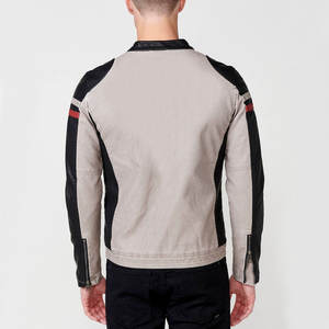 Chaquetas de cuero de moda para hombre con diseño impreso 2025/chaquetas de cuero para hombre hechas a medida multicolor a la venta - Product Image 2