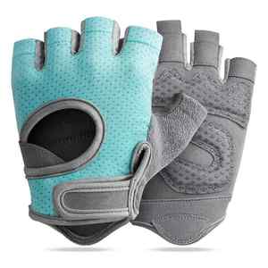 Gants mi-doigts pour la remise en forme, la salle de sport, l'entraînement, antidérapants, absorbant les chocs, légers, respirants, gants de sport pour femmes - Product Image 3