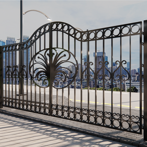 Panneaux de clôture de jardin en métal durable avec portail en fer forgé pour l'intimité et clôture murale fabriqués au Vietnam fabrication - Product Image 4