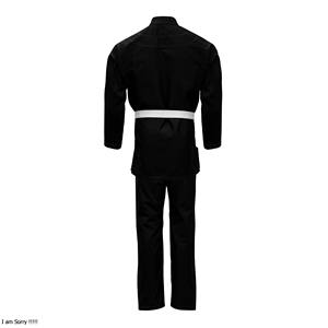 Negro Gi venta al por mayor Judo azul uniforme 750G 100% algodón Unisex Judogi serigrafía logotipo personalizado - Product Image 3