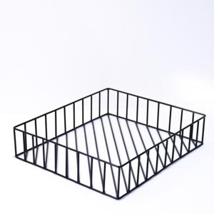 Paniers de Rangement de Bureau Multifonctionnels en Fer Forgé Noir Écologique pour Fruits et Linge, Bacs en Fil Métallique pour la Maison - Vente en Gros - Product Image 6