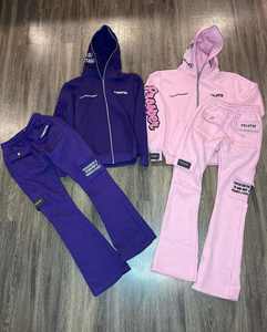 ชุดสเวตเตอร์ผ้าฝ้ายระบายอากาศได้ดีของผู้ชายชุดกันหนาวลำลองผ้าฝ้าย100% เป็นมิตรกับสิ่งแวดล้อมสีพื้นใส่สบาย - Product Image 2