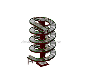 Ligne verticale de convoyeur en spirale de convoyeur de rouleau en spirale de rendement élevé Convoyeur de refroidissement en spirale pour l'industrie alimentaire de casse-croûte de boulangerie - Product Image 2