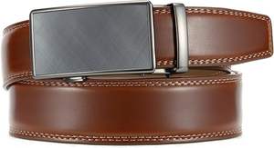 Men's Leather <b>Dress</b> <b>Belt</b> 2Pack, Handmade - Product Image 2