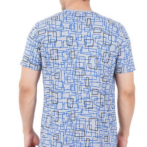 Camiseta de algodón 100% para hombre, camiseta sublimada de estilo veraniego de gran tamaño con estampado de ajuste holgado más Popular para hombre 2025 - Product Image 4