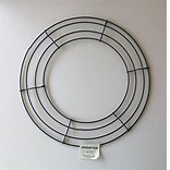 Haga su propia corona Anillo de alambre plano Marco de metal Ligero Art Deco Artesanía de Navidad Decoración para el hogar Exhibición de puerta floral - Product Image 5