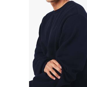 100% coton gros pull personnalisé sweat à col rond plaine surdimensionné à manches longues sweats - Product Image 4