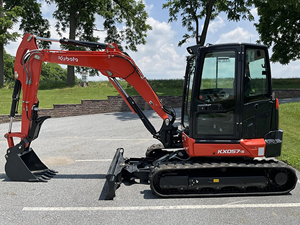 รถขุดขนาดเล็กคุณภาพสูง Kubota KX057-5 น้ำหนัก 5.5 ตัน สำหรับงานก่อสร้าง จัดสวน ขุดดิน เคลื่อนย้ายดิน ขาย - Product Image 3