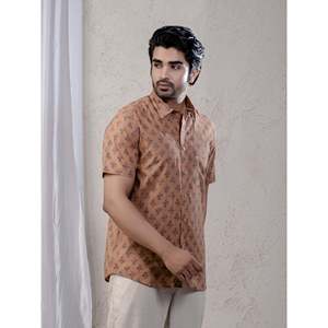 Camisas Casuales de Manga Corta Estampadas 100% Algodón para Hombre, Tela Popelina Transpirable, Talla XL - Product Image 4